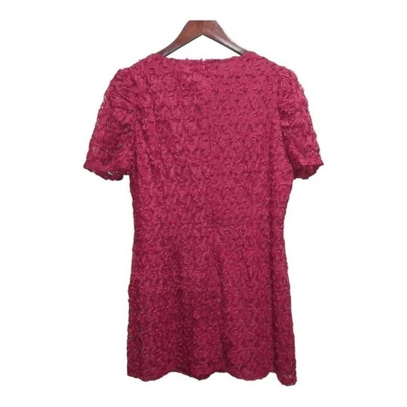 NWT Beautiful deep red lace dress by lulu's size XL - Picture 2 of 3